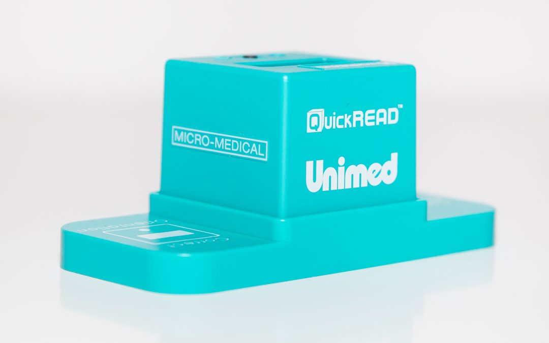 QuickREAD CUBE Reader Messgerät für Vitamin D. / Testosteron / Kortisol und Eisen (Ferritin)