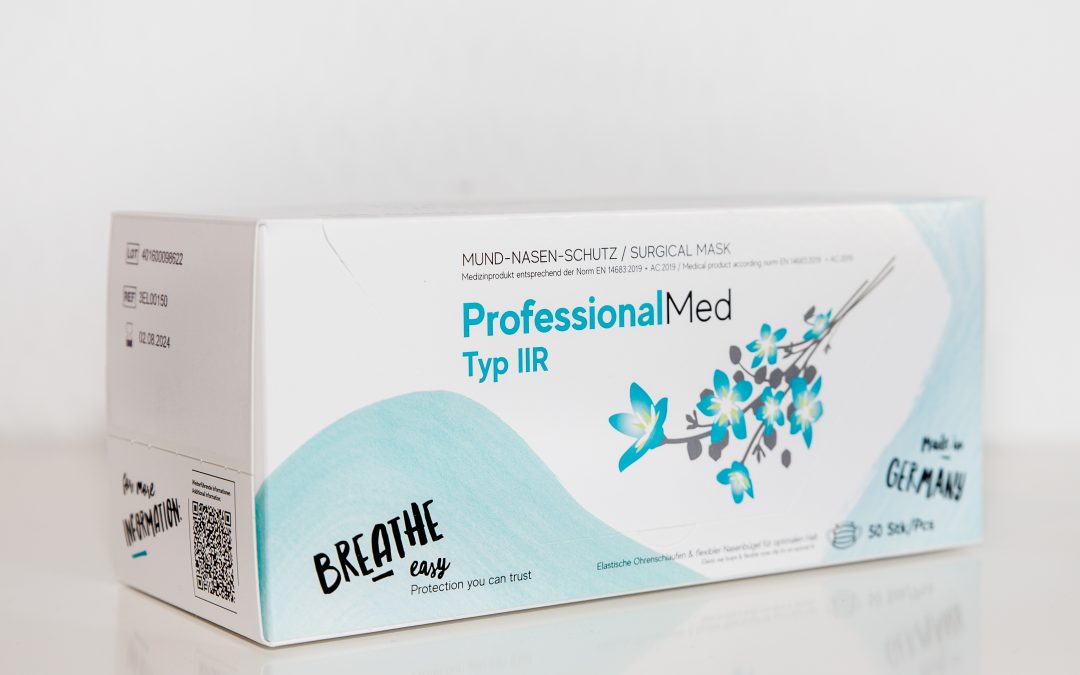 Mund-Nasen-Schutz (Fa. Mondi, made in Germany) TypIIR